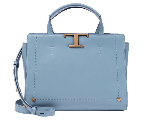 Timeless T Mini leather tote, Tod's
